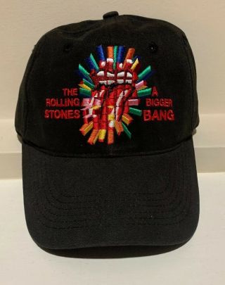 Vintage 2005 The Rolling Stones A Bigger Bang Fan Club Only Strapback Hat