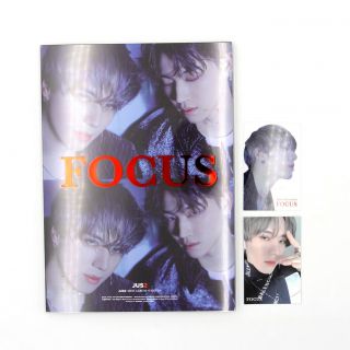 [jus2] Focus Album/b Ver Cover,  Yugyeom Photobook,  2 Photocards/yugyeom Set 1