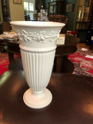 Footed Vases Wedgwood Queens Ware 6 " Top Dia. ,  10 3/4 " H