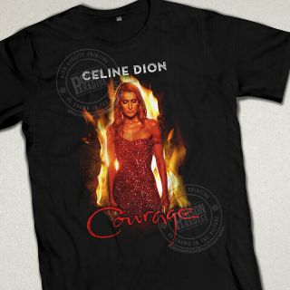 Celine Dion " Courage " Unisex T - Shirt.  World Tour 2019 2020 Live Concert Inspired