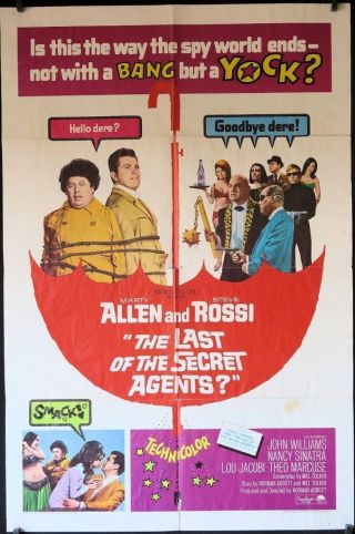 G848 The Last Of The Secret Agents One - Sheet Movie Poster 