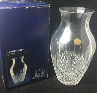 1 Longchamp Cristal D Arques 9 3/4 " Vase