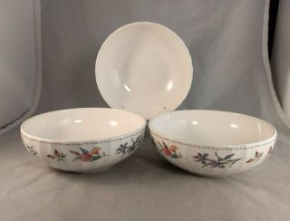 Set Of 3 Mikasa Brywood Coupe Cereal Bowls