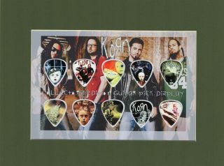 Korn Matted Picture Guitar Pick Set Freak On A Leash Coming Undone Did My Time