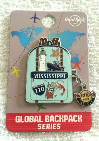 Hard Rock Cafe Biloxi 2019 Global Backpack Series Pin - Le 150