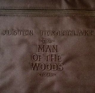 Justin Timberlake Tour Laptop Sleeve The Man Of The Woods Canvas 13 X 10 Zipper