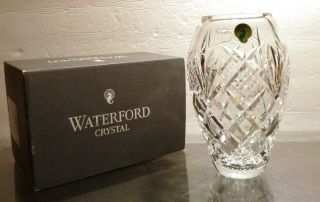 Vintage Waterford Crystal Master Cutter Vase 7 " Made In Ireland