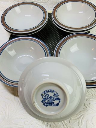 8 Replacement Salem Stoneware Georgetown Cereal Bowl 6.  5 