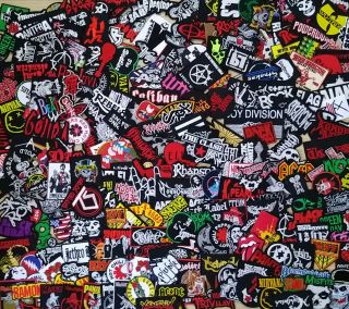 Iron Sew On Embroidered Patch Band Rock N Roll Heavy Metal Random 50