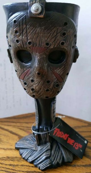 Friday The 13th Jason Vorhees Goblet/cup With Tag Collectable Hockey Mask