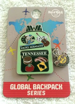 Hard Rock Cafe Pigeon Forge 2019 Global Backpack Series Pin - Le 150