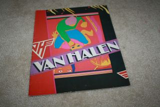 Vintage 1981 Van Halen Fair Warning Concert Tour Program Book - C915