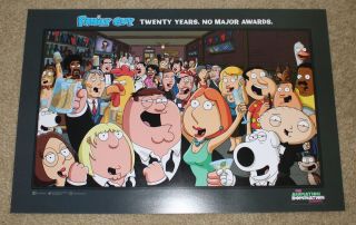 Sdcc 2019 Exclusive Fox Animation Domination Family Guy Poster