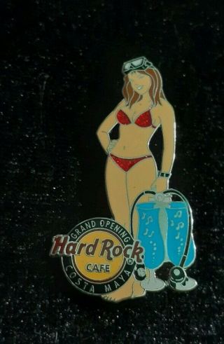Hard Rock Cafe Costa Maya Grand Opening Scuba Girl
