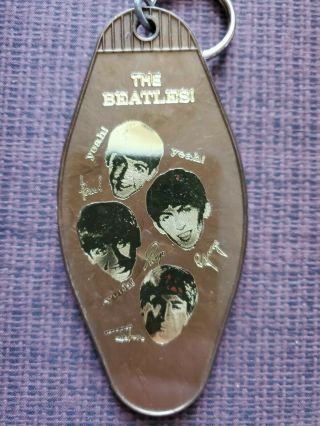 Vintage 1964 The Beatles 5 " Key Chain