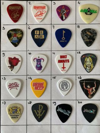 Guitar Pick Picks 19 Judas Priest Glenn Tipton 2019