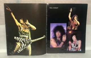 KISS 1984 Lick It Up Tour Concert Program Book Vinnie Vincent Eric Carr 4