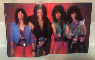KISS 1984 Lick It Up Tour Concert Program Book Vinnie Vincent Eric Carr 8