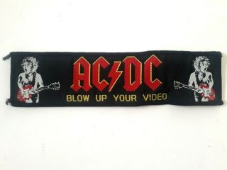 Ac/dc Blow Up Your Video Vintage 1980 