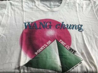Wang Chung - Points On The Curve - Vintage Concert Tour Shirt 1984 Xl