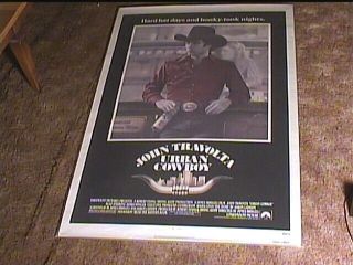 Urban Cowboy 1980 Orig Rolled 27x41 Movie Poster John Travolta Dance
