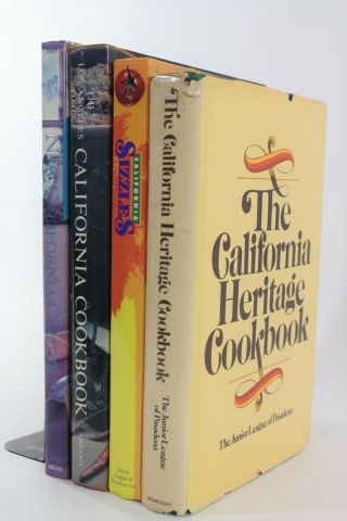 California Cuisine & Cooking Group Of 4 Cookbooks From The Nancy Sinatra Estate