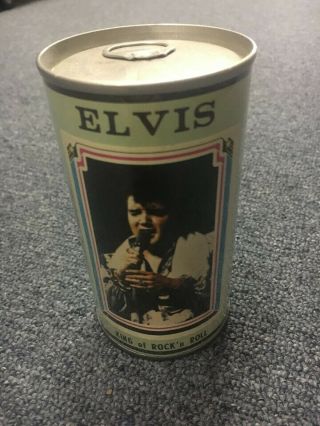 Vintage Elvis Presley King Of Rock & Roll Beer Can Rare Hard To Find Collectible
