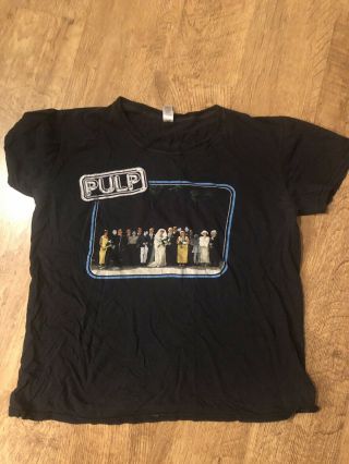 Vintage 90s Pulp Jarvis Cocker Indie Tour Tshirt Look