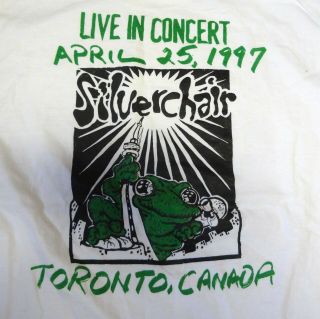 Vintage Silverchair Freakshow 1997 Concert Tour Rare Back T Shirt Xl