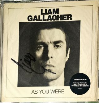Liam Gallagher As You Were Signed Cd Low Starting Bid