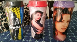 Collect All 3 Selena Quintanilla 2019 Commemorative Limited Edition Stripes Cups