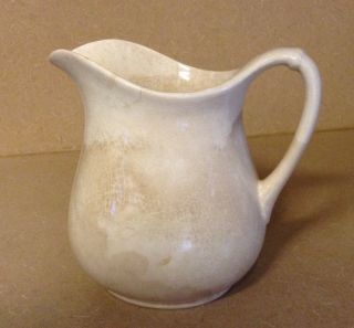 Early 1900s W.  S.  George White Granite Farmhouse Pitcher (u.  S.  A.  Made)