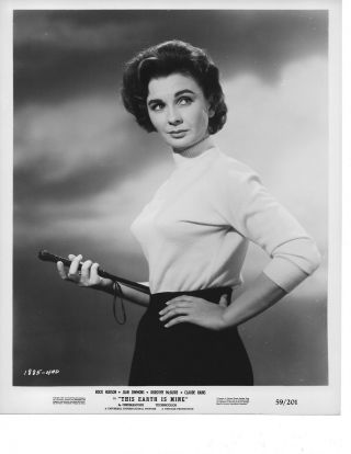 Jean Simmons In A Tight Sweater 8 X 10 Portrait Photo