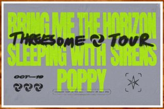 Bring Me The Horizon | Sleeping With Sirens | Poppy 2019 Tour Ltd Ed Rare Poster