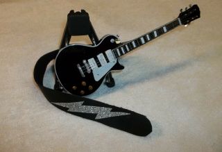 Kiss Dynasty Ace Miniature Not Mego 1:6 Figure Scale Guitar W/ Bolt Strap