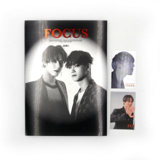 [JUS2] FOCUS Album/A ver Cover,  YUGYEOM photobook,  2 photocards/YUGYEOM Set 4 4