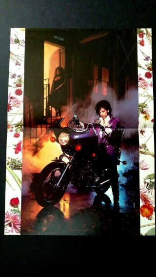 Prince " Purple Rain " (1984) Large Rare Print Promo Poster Ad