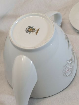 Noritake China Edenrose Teapot Japan In Vintage 8