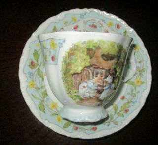 Royal Doulton Brambly Hedge - The Engagement - Fine Bone China Cup And Saucer