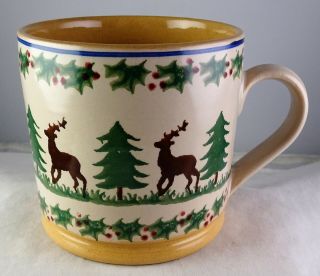 Nicholas Mosse Reindeer Mug Pottery Made In Ireland Christmas Xmas