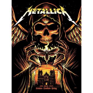 Metallica Trondheim Norway 2019 - Limited Edition Screen Printed Poster