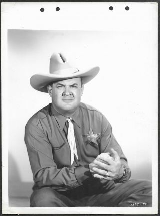Don Wilson Of Jack Benny Program 1940 Western Doubleweight Photo