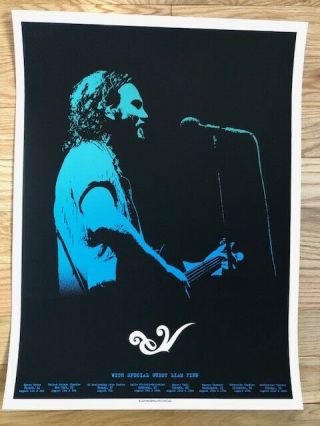 Eddie Vedder Pearl Jam Tour Poster