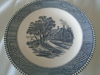Currier & Ives By Royal China/ Vintage Plates/ Washington Birthplace