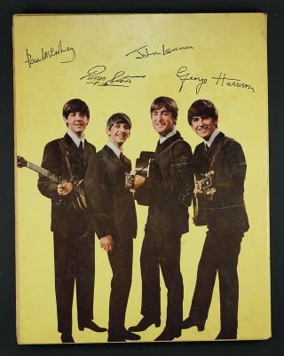 1964 The Beatles Official Coloring Book Saalfield / Nems Never Colored In Scarce 2