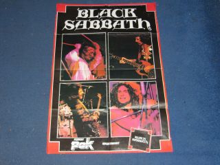 Black Sabbath - Russian Promo Poster (ozzy Osbourne Russia)