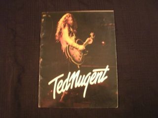 Ted Nugent - 1977 Tnt Tour Booklet / Vg,  / Mark St.  Holmes / Hard Rock Metal