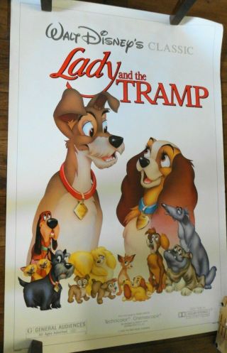 Disney Lady And The Tramp 1980 