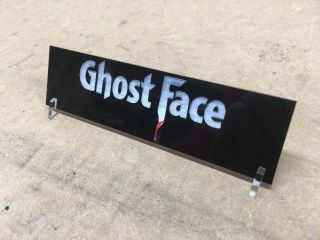 Ghost Face Scream Display Prop Plate For Masks