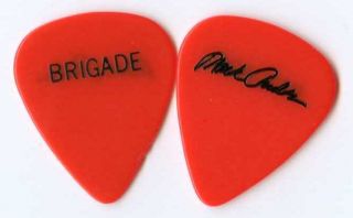 Heart 1990 Brigade Tour Guitar Pick Mark Andes Custom Concert Stage Pick 1
